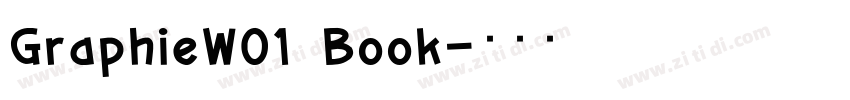 GraphieW01 Book字体转换